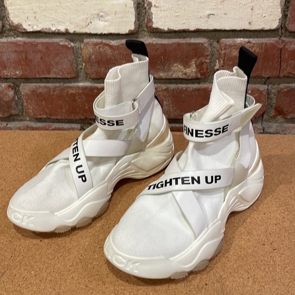 The Kooples x Slick Woods high top trainers luxury designer platform sneakers 40 - Picture 6 of 9